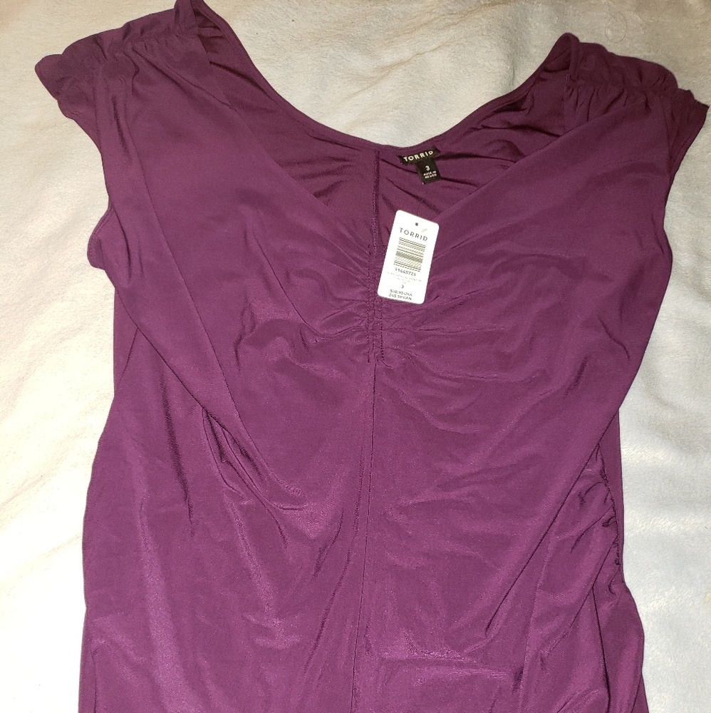 Torrid purple tank top brand new with tags size 3